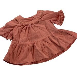 Cynthia Rowley Coral Babydoll Top 12M